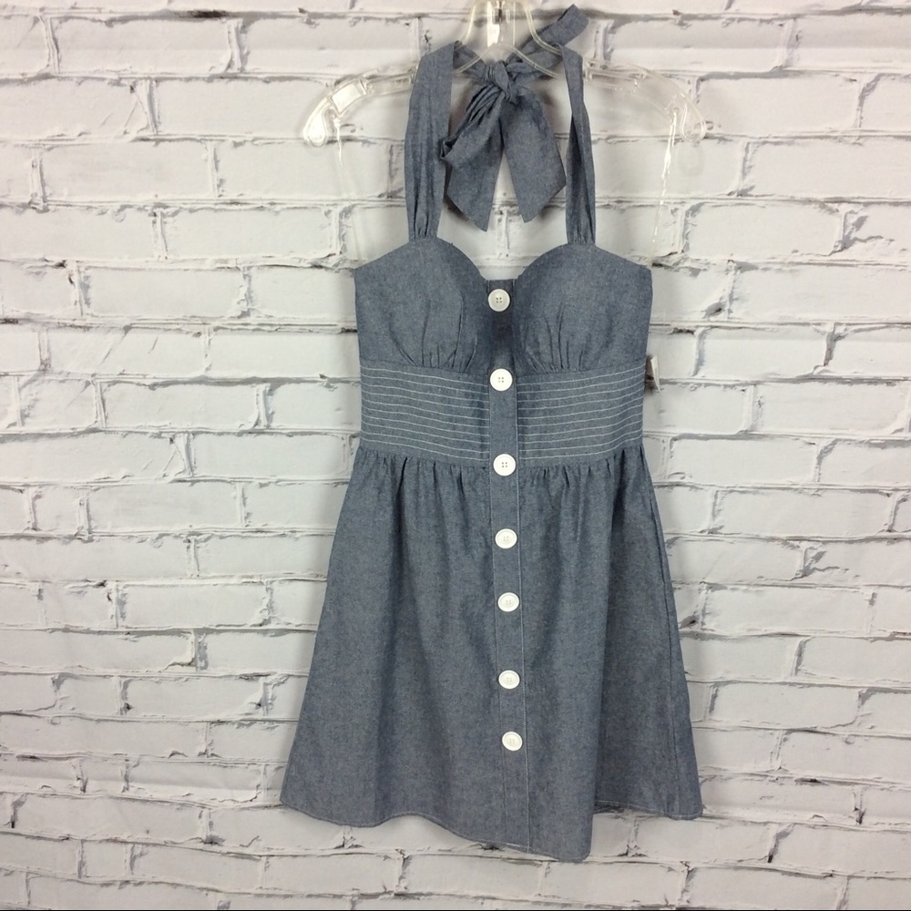 Ruby Rox Chambray Dress, Size 9 - Picture 10 of 11